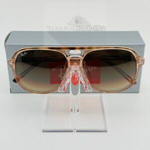 Ray Ban Bill RB2198 60mm Unisex Pilot Sunglasses - Havana / Brown Gradient Lens